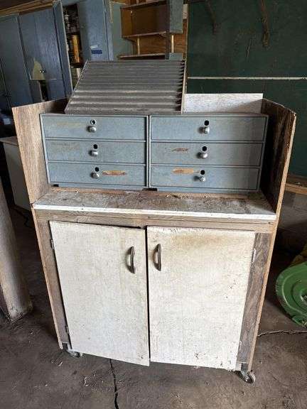 Shop cabinet/organizer on casters 39" x 21" x 60"