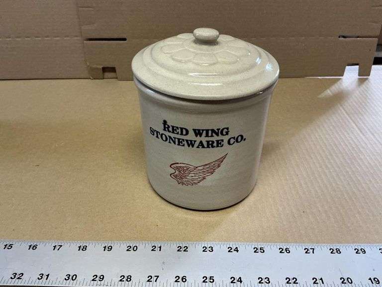 Red Wing stoneware crock