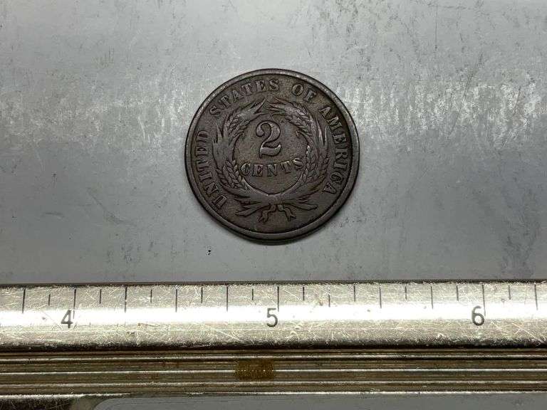1864 2 cent piece