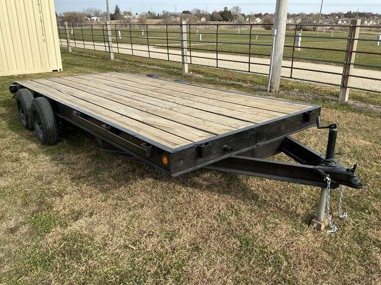 16' Bumper Hitch Trailer, No Reg Or Title!