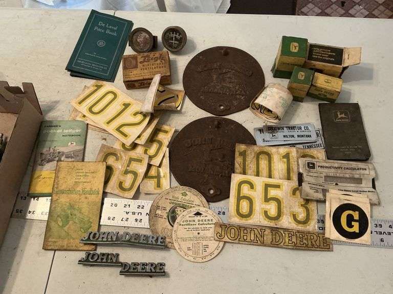 John Deere decals, emblems, parts etc.