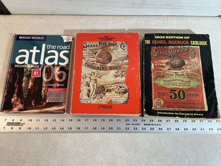 Sears and Roebuck catalogue reproductions and Legacy Auction Company