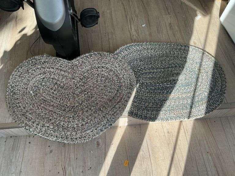 Ram Rips Rug Braided rugs (1 has a rip) - Legacy Auction Company