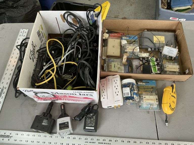 Cable splitters, switches, cords, etc.