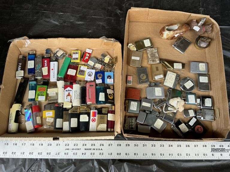 Assorted cigarette lighters