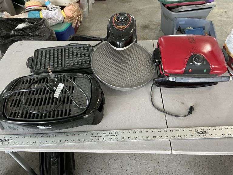 Pizza Pizzaz, George Foreman and indoor/outdoor