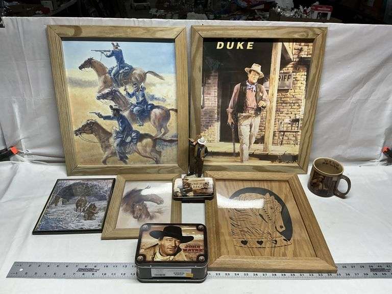 John Wayne items, horse pictures, etc. - Legacy Auction Company