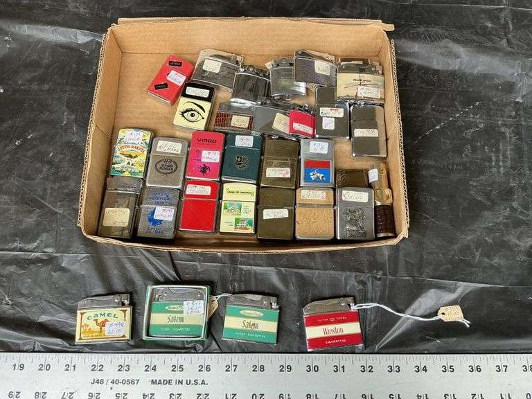 Assorted cigarette lighters