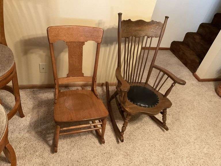 2- antique rockers