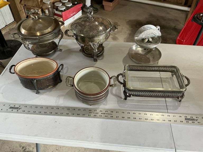 Food warmers/Pyrex dish etc.