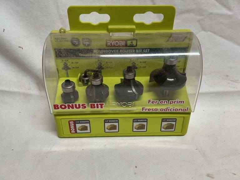 Ryobi roundover router bit set - Legacy Auction Company