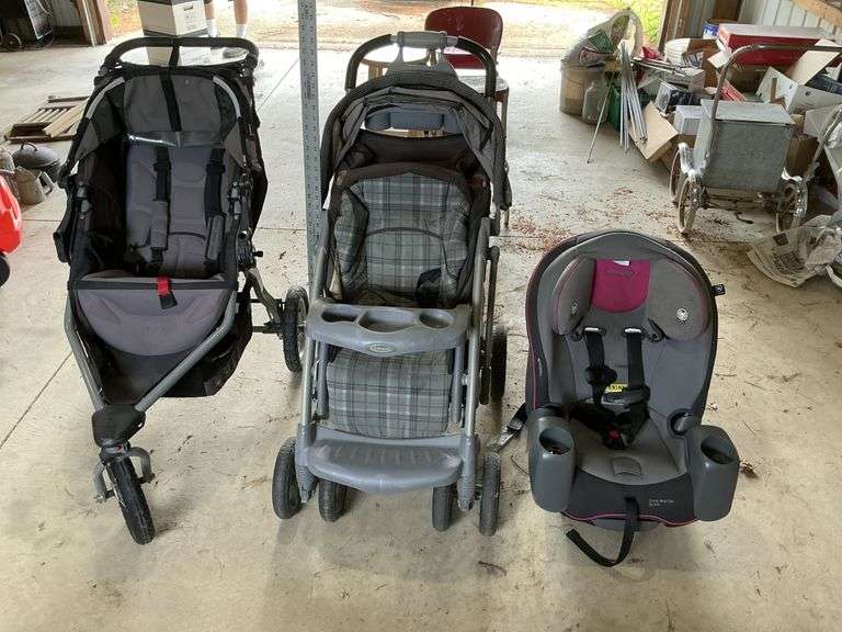 Strollers and car seat