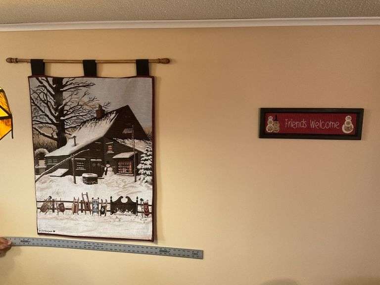 2- Christmas wall hangings