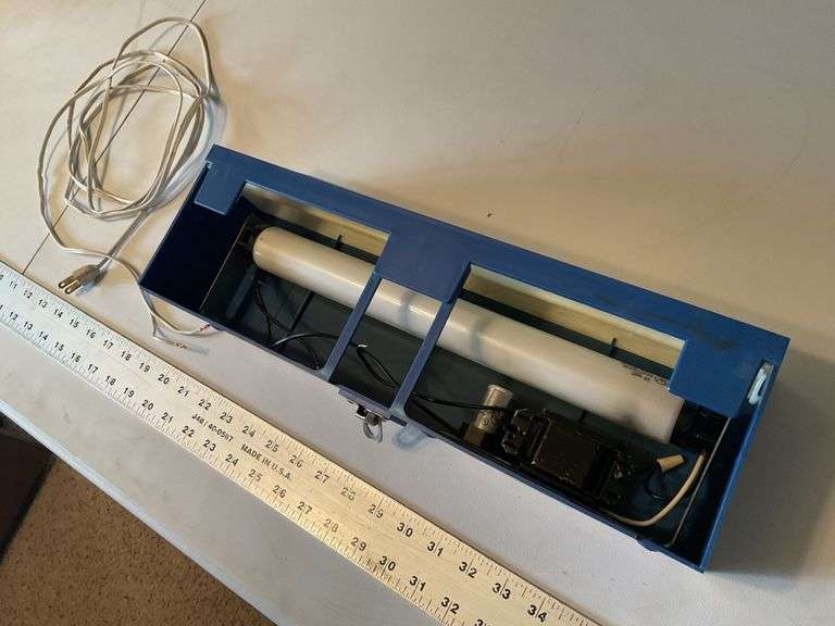 Vintage Timex clock light, missing base panel and
