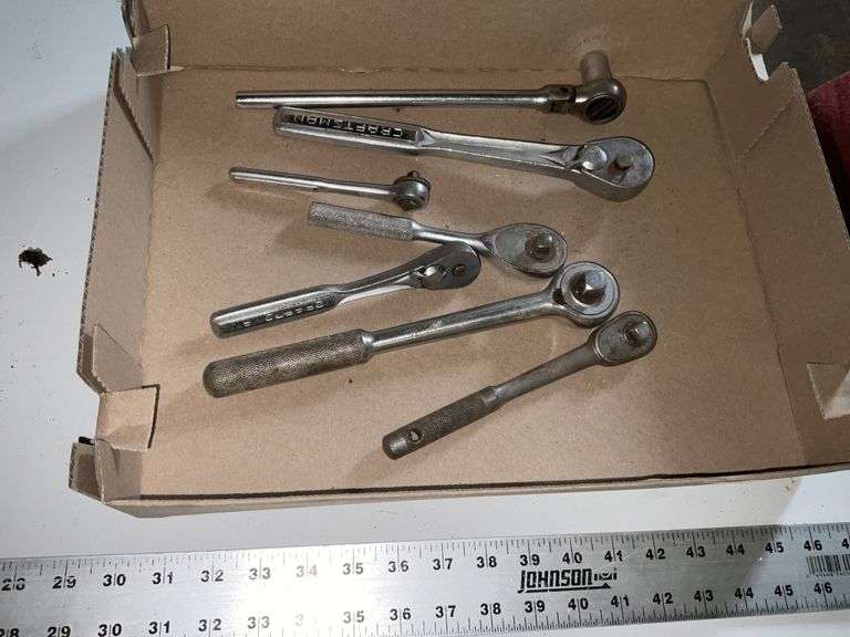 Assorted ratchets including craftsman, all sizes - Legacy Auction Company