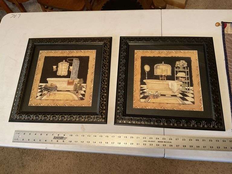 2- prints and wall hanging