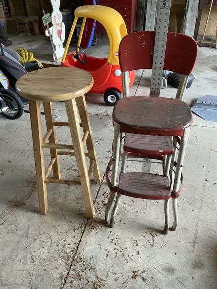 High chair and stool
