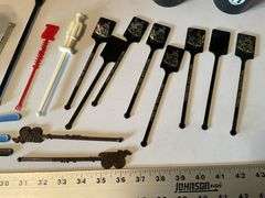 Assorted bar ware, shot glasses etc.