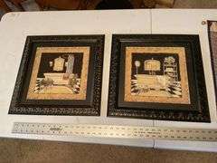 2- prints and wall hanging
