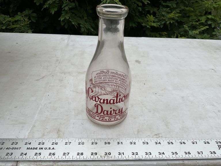 Carnation Dairy milk bottle