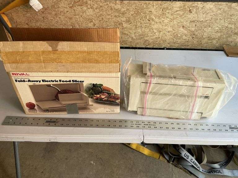 Rival electric food slicer