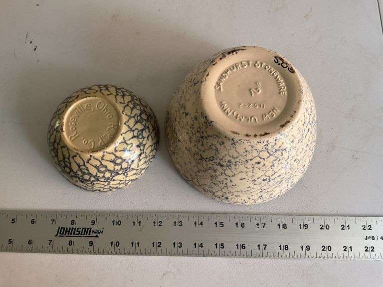 Sponge ware bowls