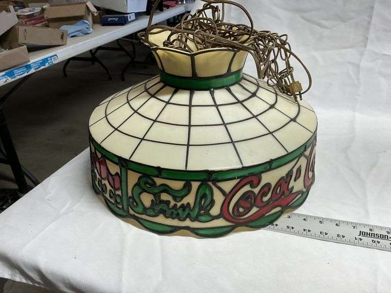 Coca Cola light fixture-works