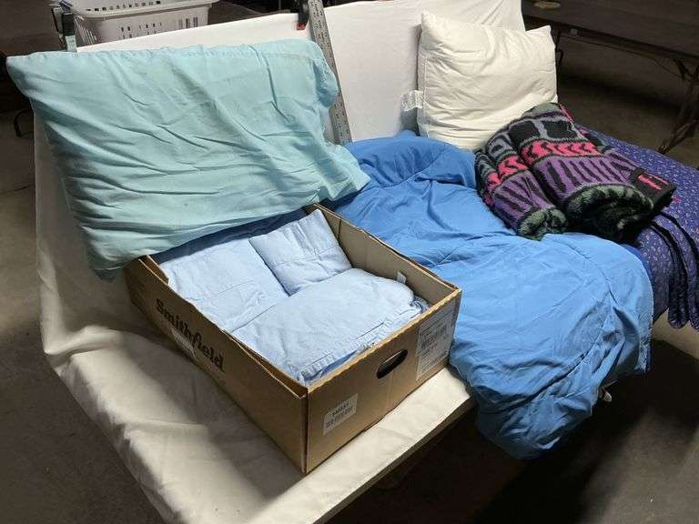Blankets and pillows
