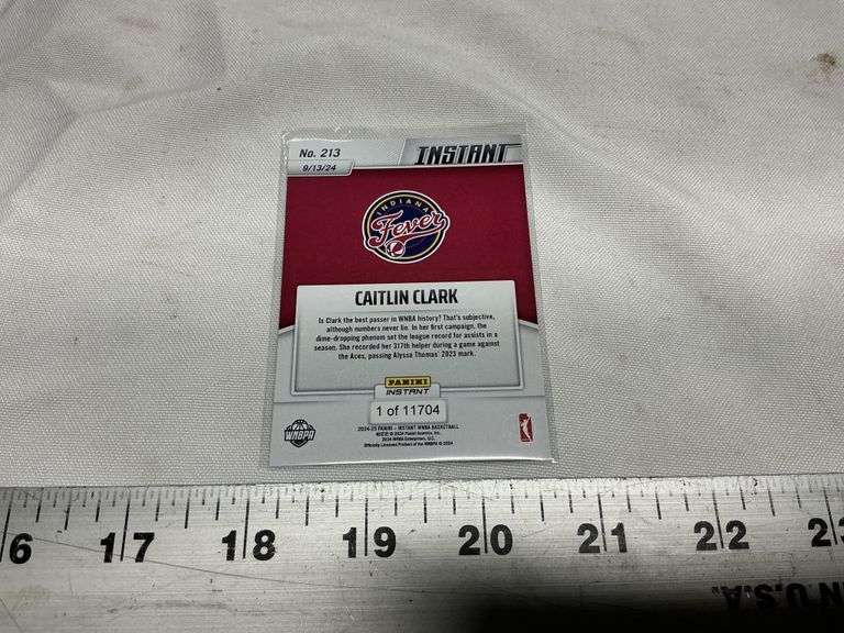 Caitlin Clark panini no. 213