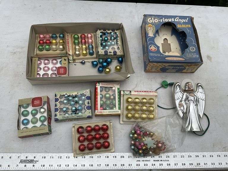 Vintage Christmas decorations