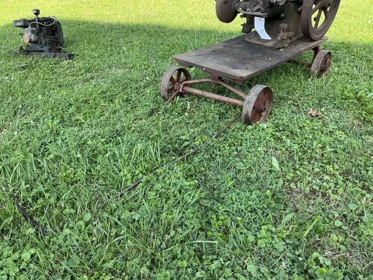 Associated gas engine cart