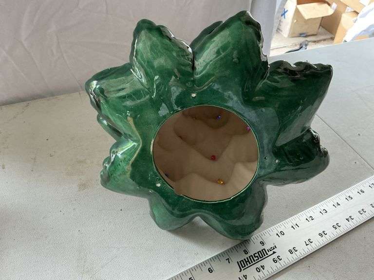 15"ceramic Christmas tree – no base