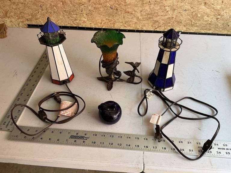 Lighthouse lamps & flower lamp
