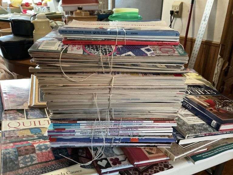 Quilt books and magazines