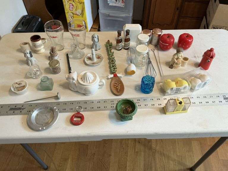 Coca-Cola glasses/salt and peppers etc.