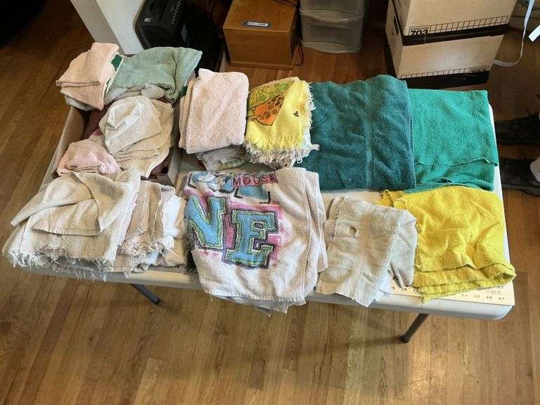 Towels and washcloths