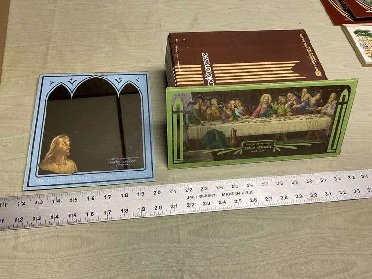 Tripoli Hardware advertising wall hangings