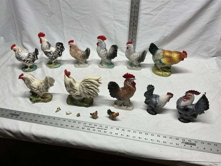 Chicken figurines
