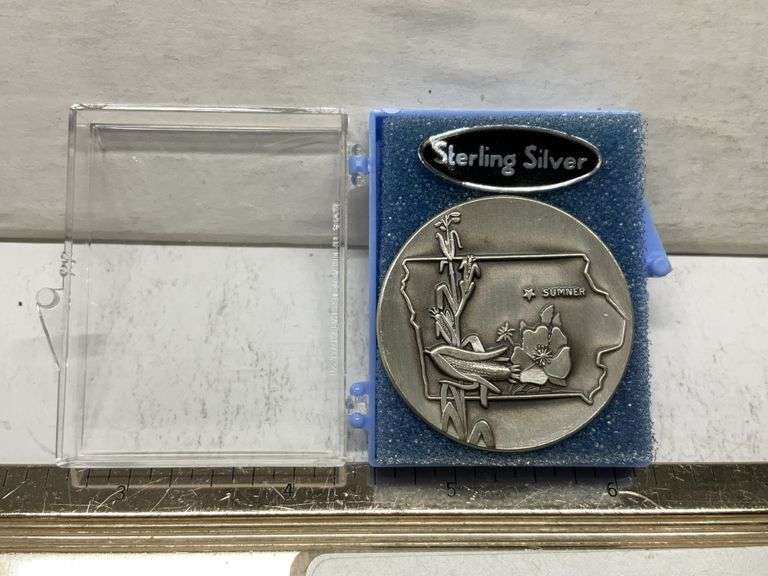 1972 sumner, Iowa Sterling silver Centennial