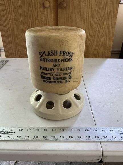 Western stoneware Company buttermilk feeder