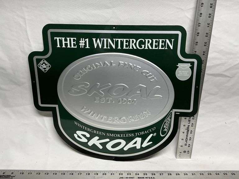SKOAL tin sign