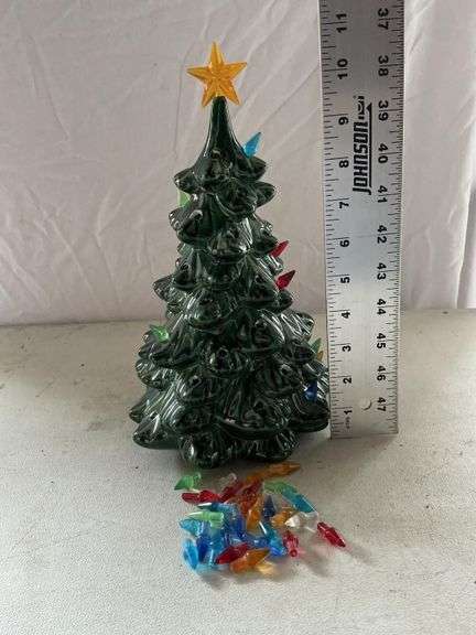 10" ceramic Christmas tree – no base