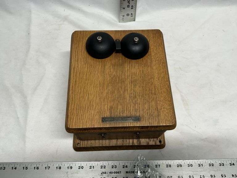 Antique wall telephone