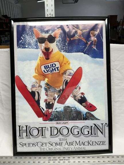 Bud Light Spuds McKenzie poster