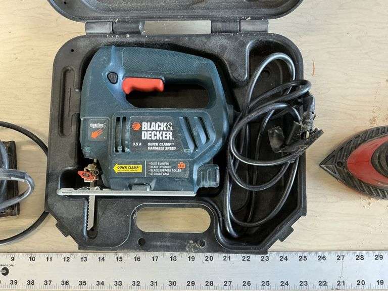 Black & Decker sanders and jigsaw