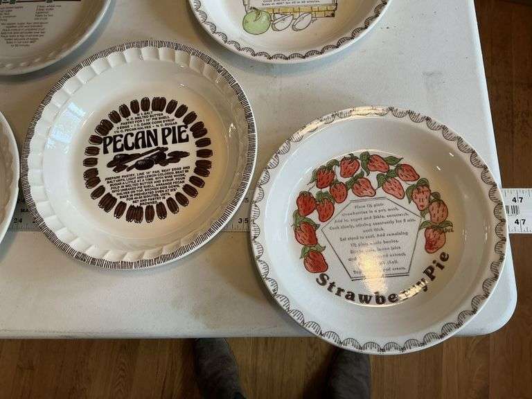Pie recipe plates