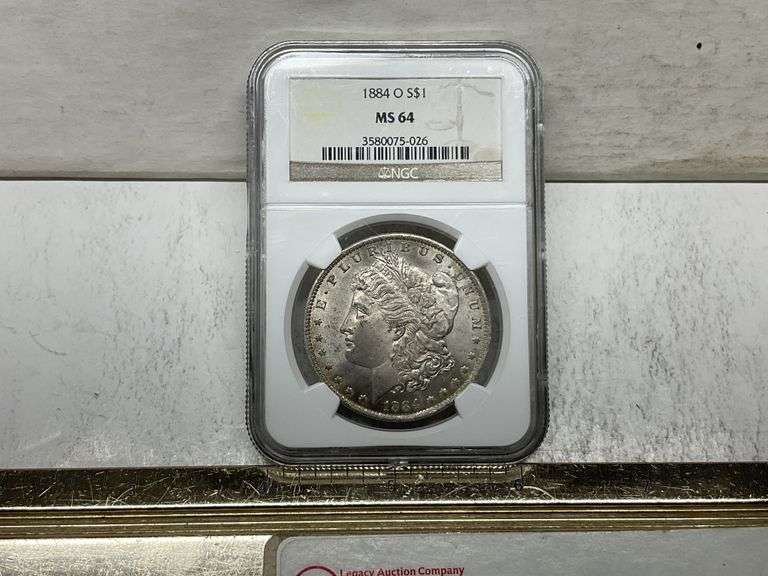 1884 O Morgan silver Dollar
