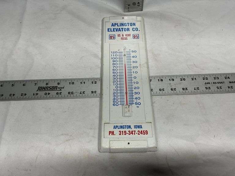 Aplington IA elevator company thermometer