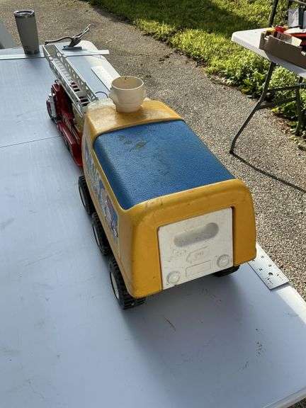 Fisher-Price school bus and RC truck