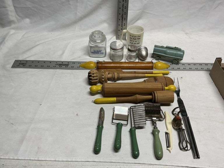 Kitchen utensils, etc